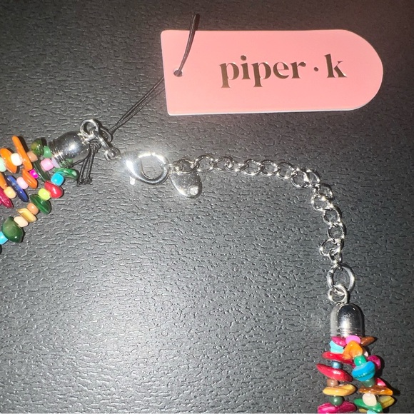 Colorful Necklace-Natural shells Coral Accents-NEW-11”drop-WOW-Feast your eyes! - Picture 8 of 9